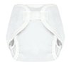 White Hook And Loop Tweedle Bugs Sized Diaper Cover